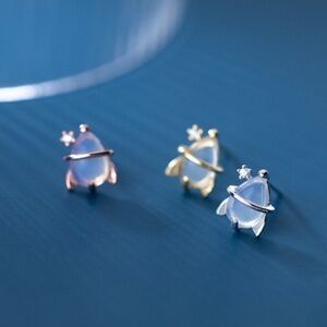 Elegant Rocket Ship Earings